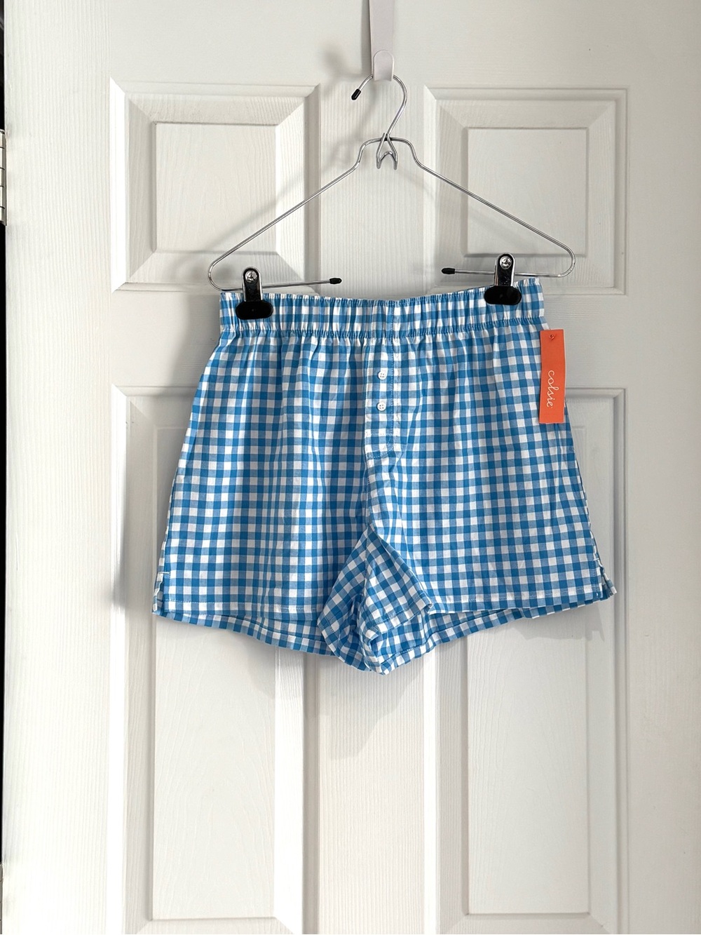 Colsie Blue Gingham Women’s Pajama Shorts